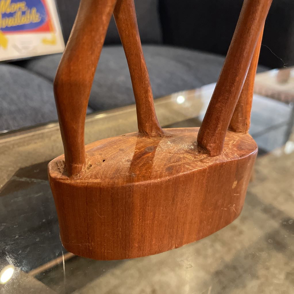 Wooden Antelope Figure