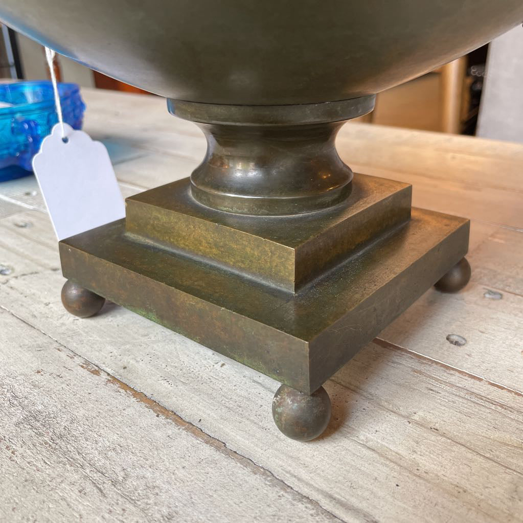 Verdigris Bronze 2 Handled Pot