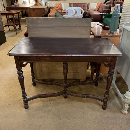 Vintage Dark Wood Louis XVI Style Console Table C CONSOLE TABLES