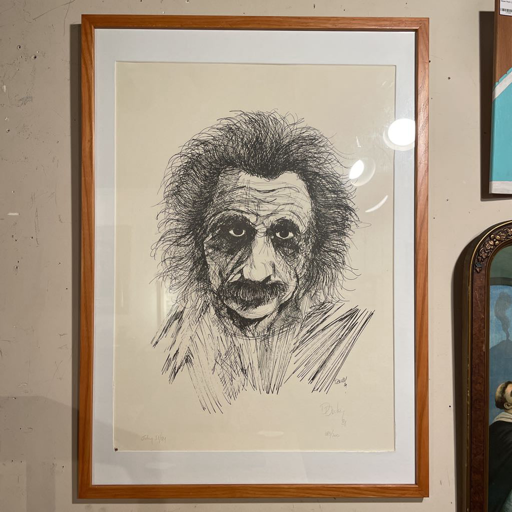 Einstein Numbered Print (Canadian Artist)