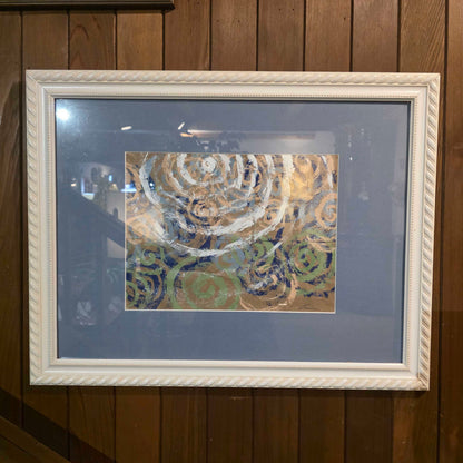 Spirals in White Frame