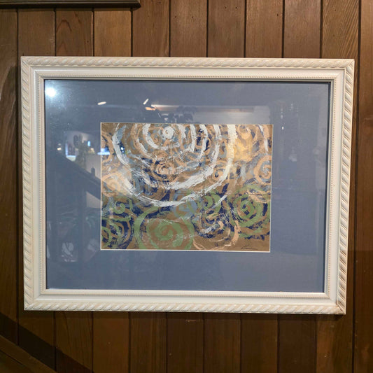 Spirals in White Frame