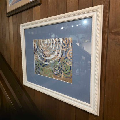 Spirals in White Frame