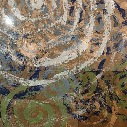 Spirals in White Frame