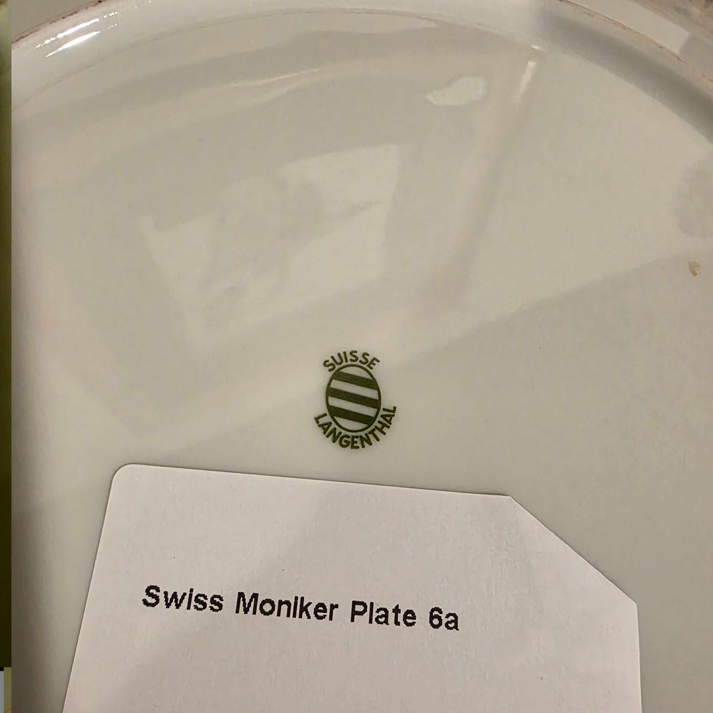 Swiss Moniker Plate