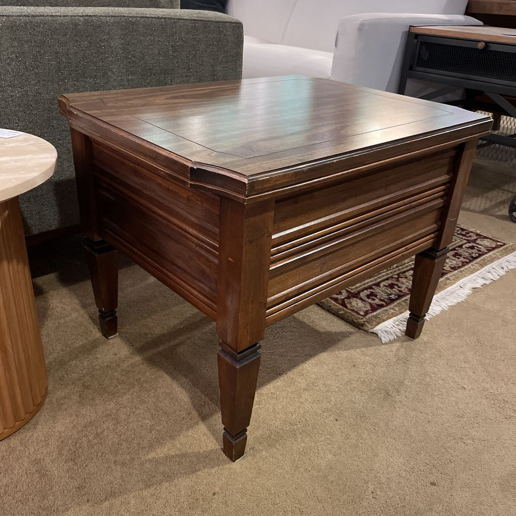 Spanish Revival Style Faux Double Drawer Sidetable C SIDE TABLES