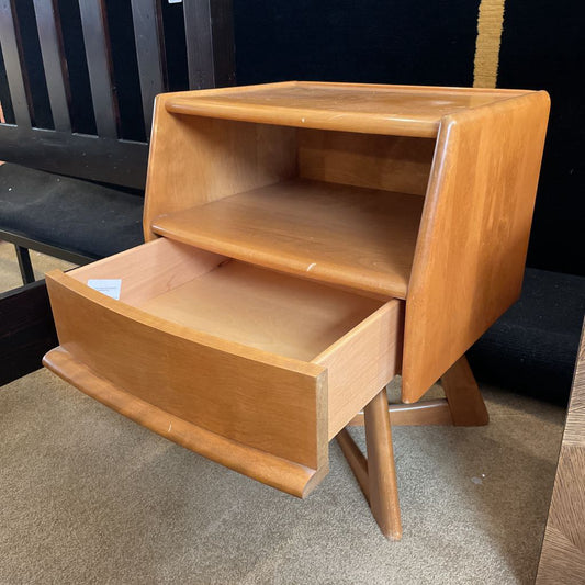 Heywood Wakefield Sculptural 1 Drawer Nightstand
