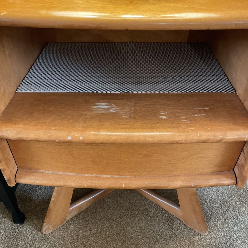 Heywood Wakefield Sculptural 1 Drawer Nightstand