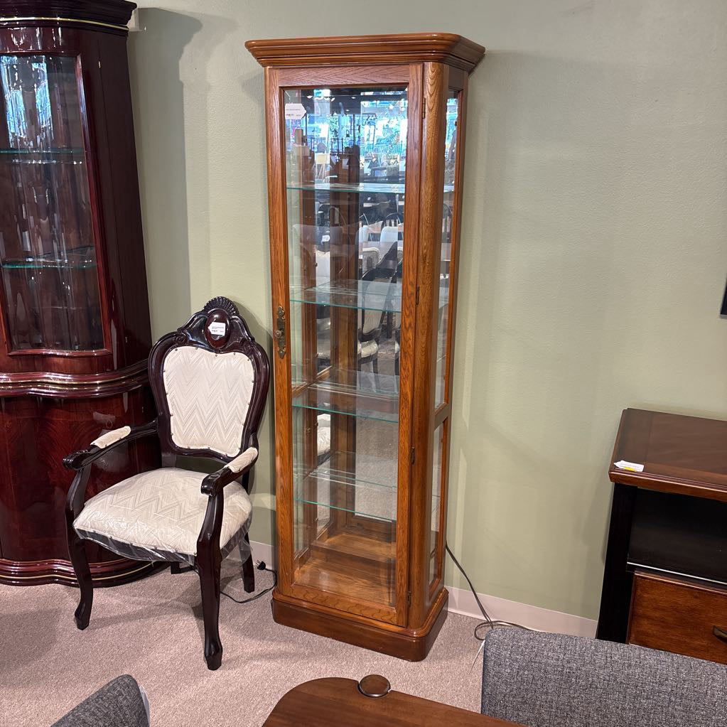 Wood & Glass Curio Cabinet