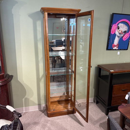 Wood & Glass Curio Cabinet