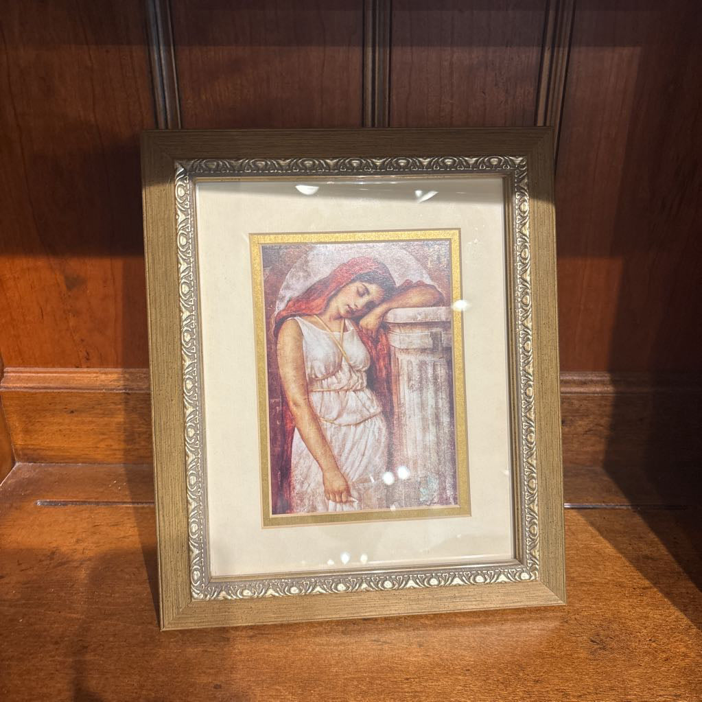 Richard Franklin Sleep Woman Framed Print