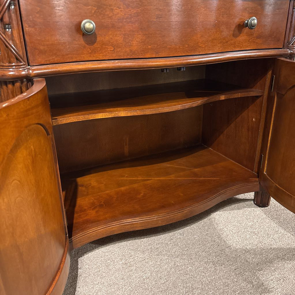 Wicker & Wood 2 Door Sideboard