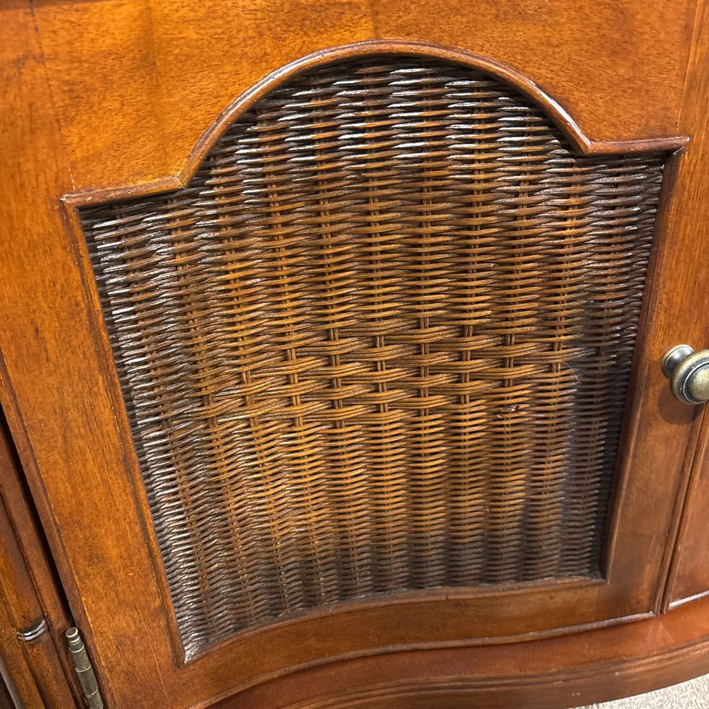Wicker & Wood 2 Door Sideboard