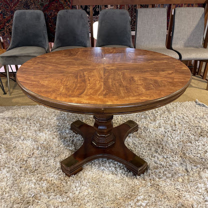 Column Base Round Expanding Dining Table