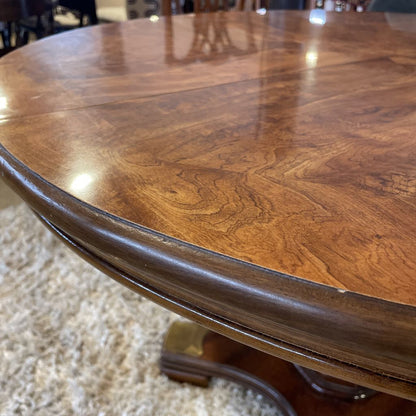 Column Base Round Expanding Dining Table