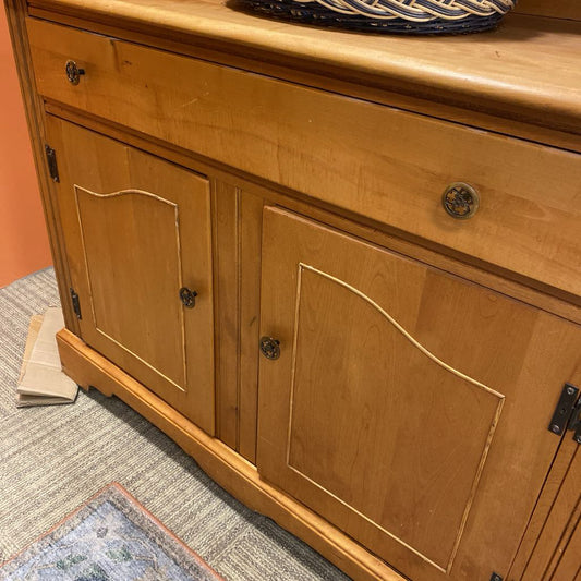 Vintage Maple Dining Hutch C CABINETS