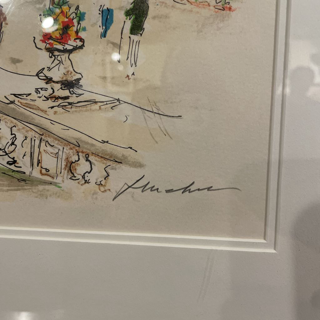 Le Jardin Du Luxembourg 188/360 Signed Lithograph