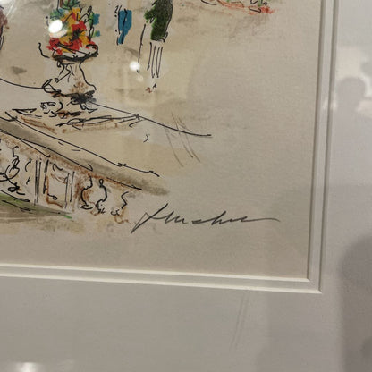 Le Jardin Du Luxembourg 188/360 Signed Lithograph