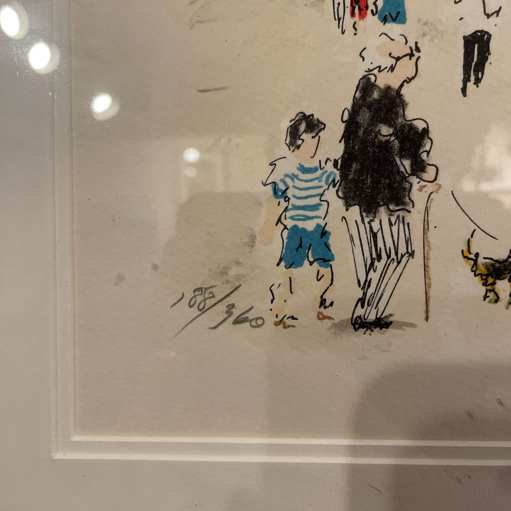 Le Jardin Du Luxembourg 188/360 Signed Lithograph