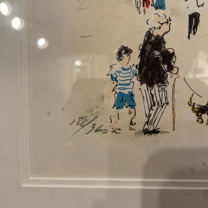 Le Jardin Du Luxembourg 188/360 Signed Lithograph