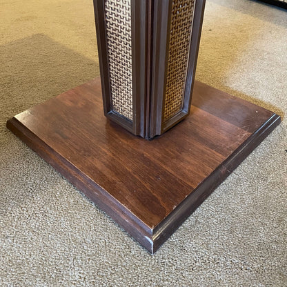 Mersman Cane Column Base Side Table