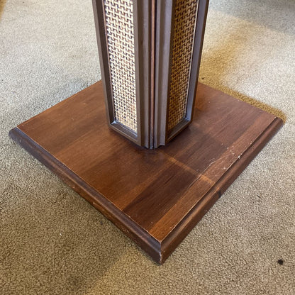 Mersman Cane Column Base Side Table