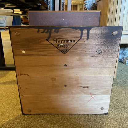 Mersman Cane Column Base Side Table