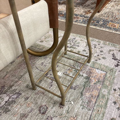 Distressed Metal Umbrella Rack