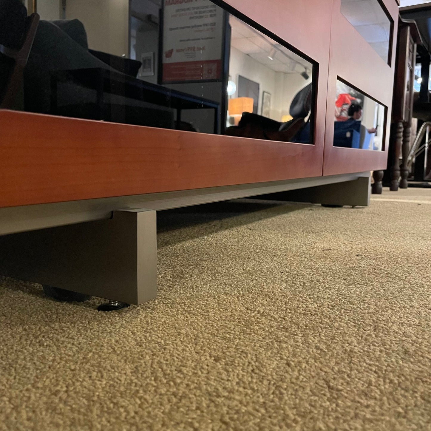Kasala Warm Wood 2 Door Media Stand
