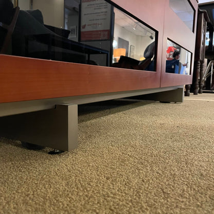 Kasala Warm Wood 2 Door Media Stand