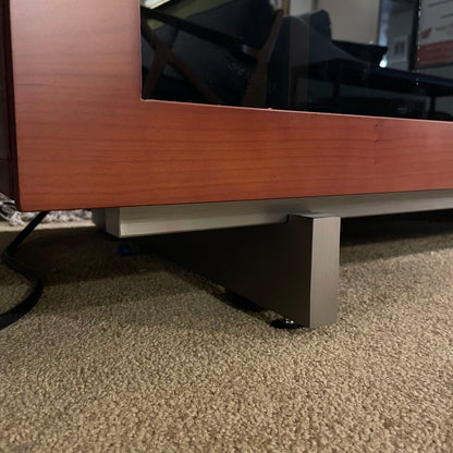 Kasala Warm Wood 2 Door Media Stand