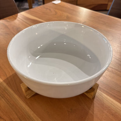 White Serving Bowl