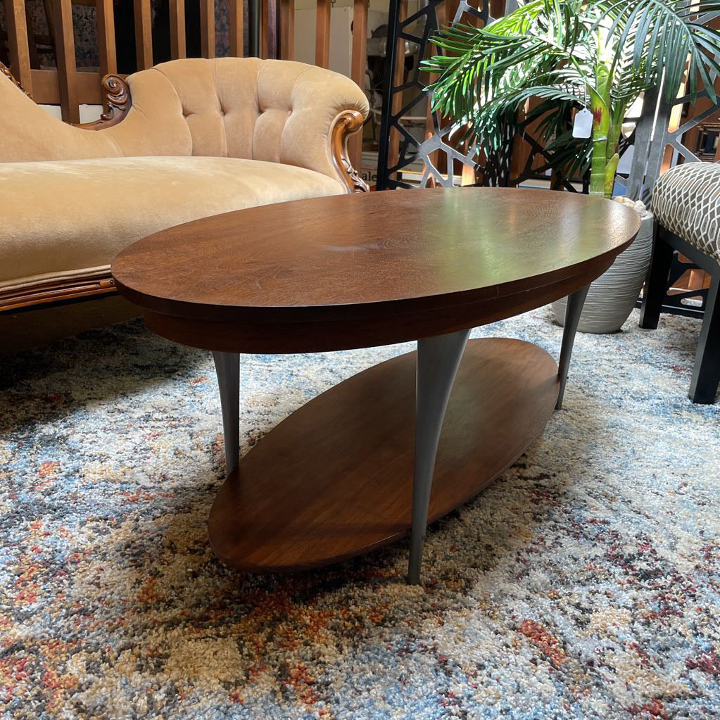 MC Style 2 Tier Oval Coffee Table