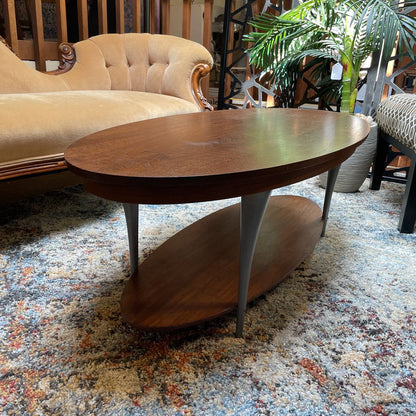 MC Style 2 Tier Oval Coffee Table
