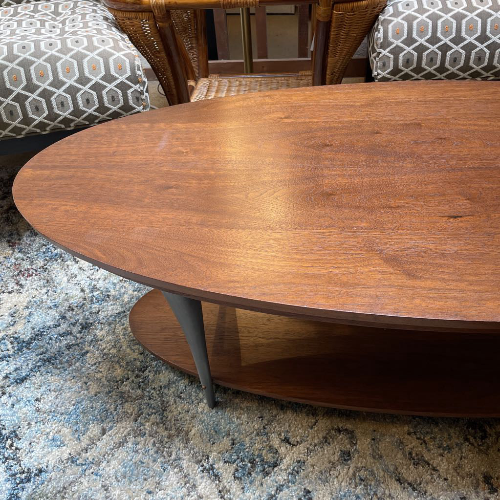 MC Style 2 Tier Oval Coffee Table