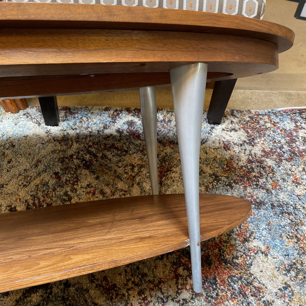 MC Style 2 Tier Oval Coffee Table
