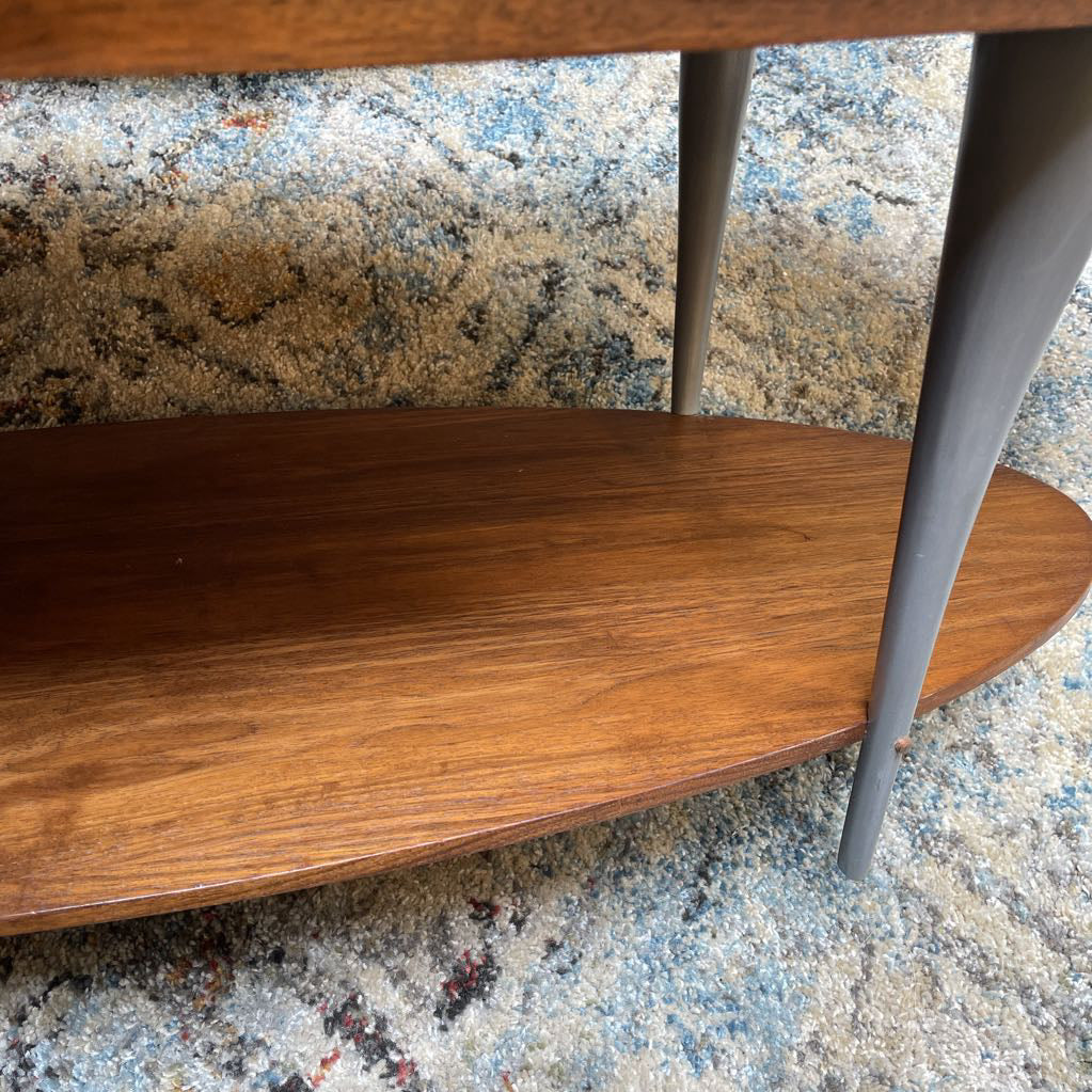 MC Style 2 Tier Oval Coffee Table