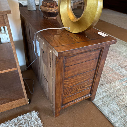 Reclaimed Wood Media Stand (as is)