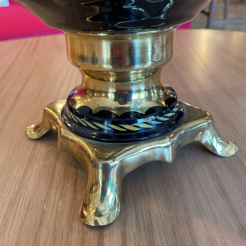 Red Berries and Gold & Green Leaves Samovar