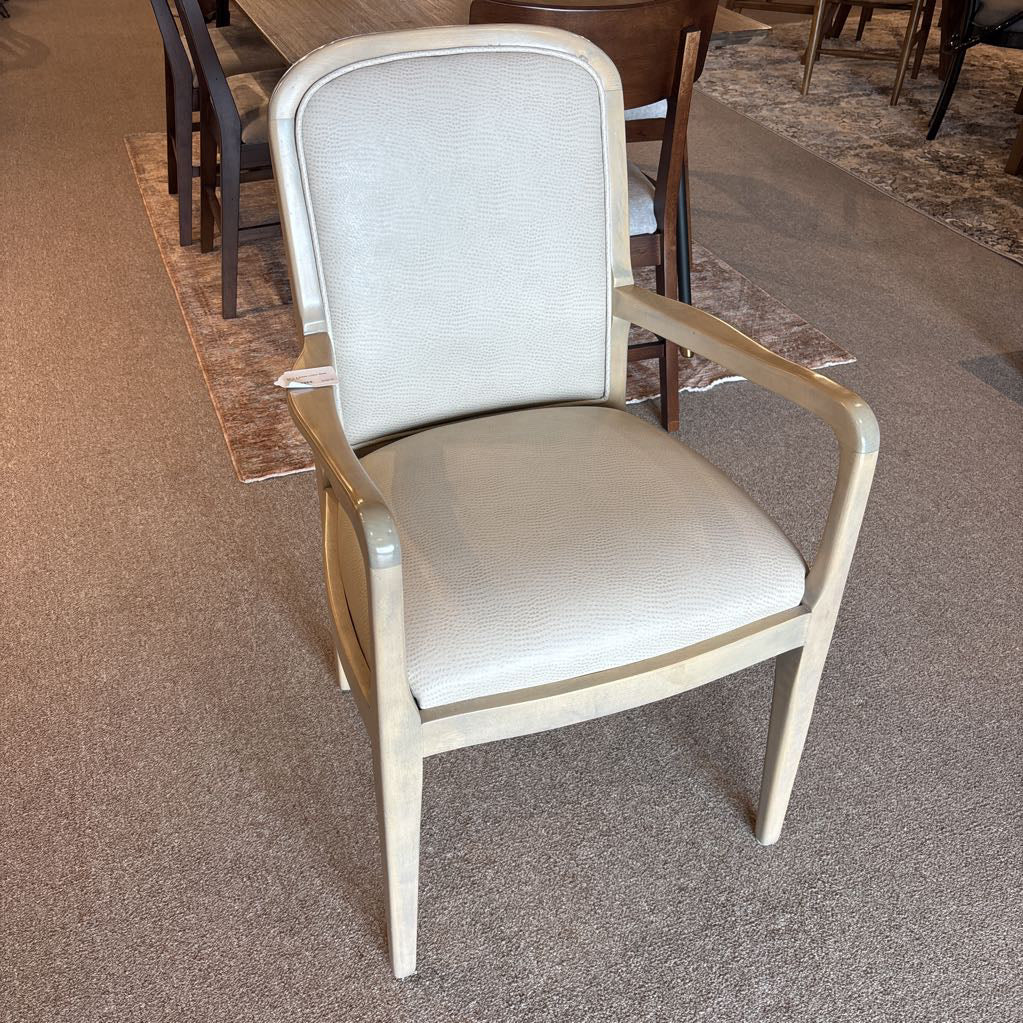 Set of 6 Ostrich Leather Dining Chairs