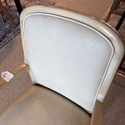 Set of 6 Ostrich Leather Dining Chairs