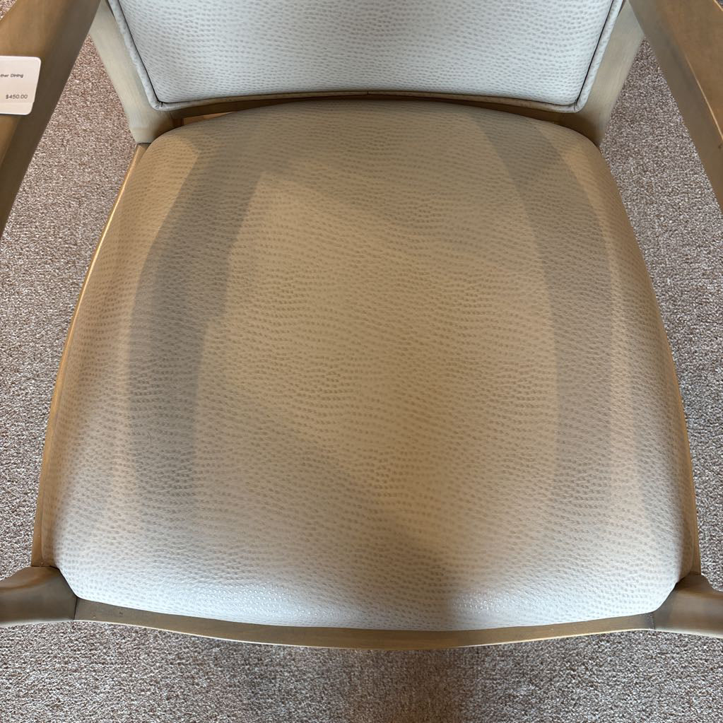 Set of 6 Ostrich Leather Dining Chairs