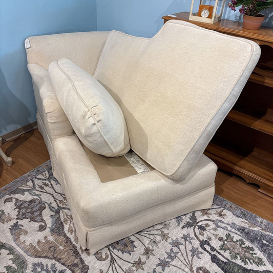 Down White Chaise