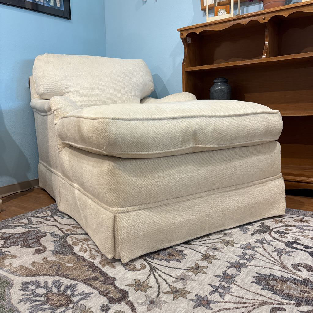 Down White Chaise