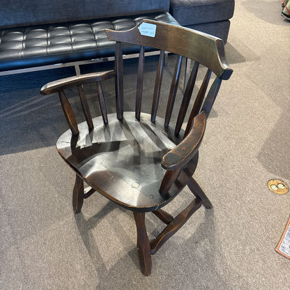 Antique Solid Wood Table & 6 Chairs