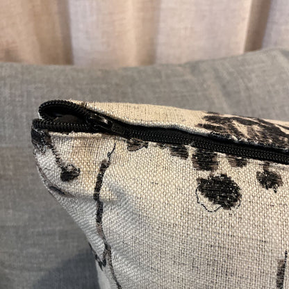 Floral Cream Square Accent Pillow