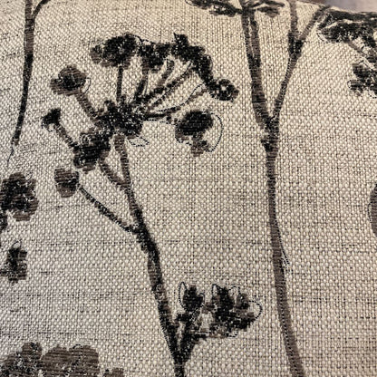 Floral Cream Square Accent Pillow