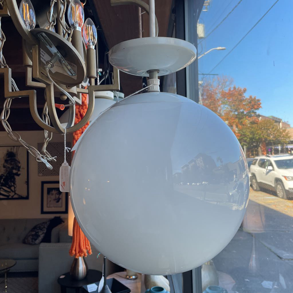 Vintage White Ball Light