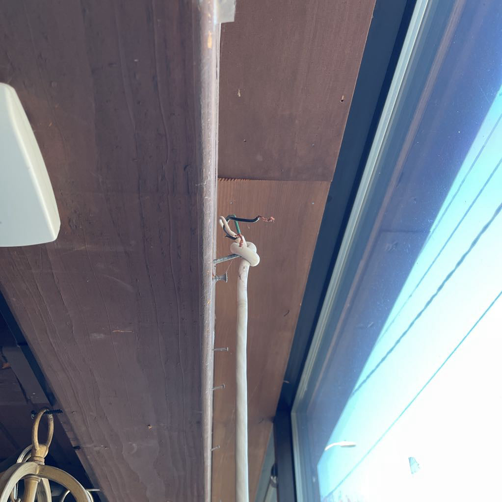 Vintage White Ball Light