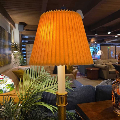 Heavy Brass Steiffel Floor Lamp